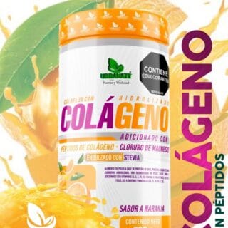 Colageno con Peptidos - Cloruro de Magnesio - naranja 700Gr