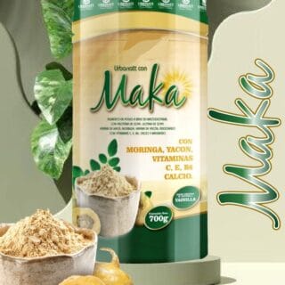 Maka - Moringa, Yacón, Calcio, Vitaminas C, E, B6, 700Gr