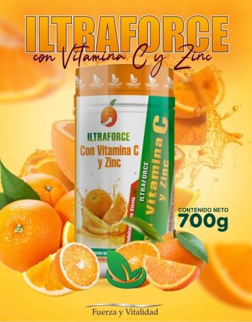 Iltraforce - Vitamina C + Zinc - 700Gr