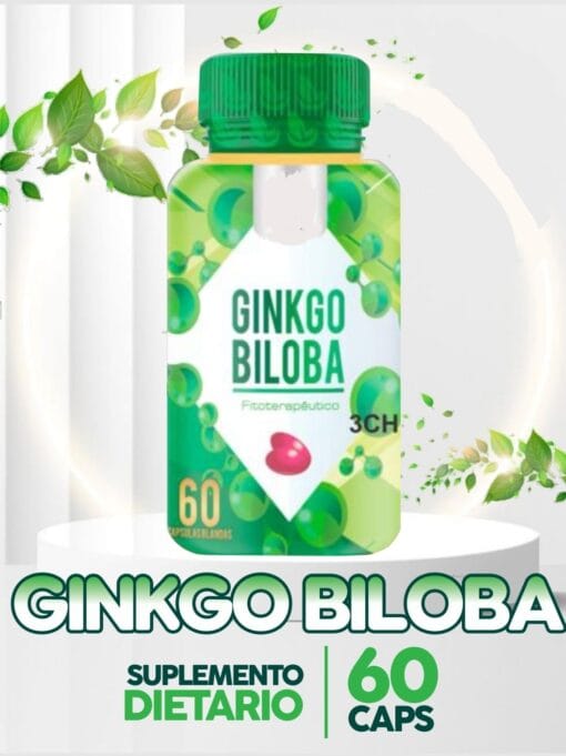 Ginkgo Biloba 3Ch - Fitoterapéutico - 60 Capsulas