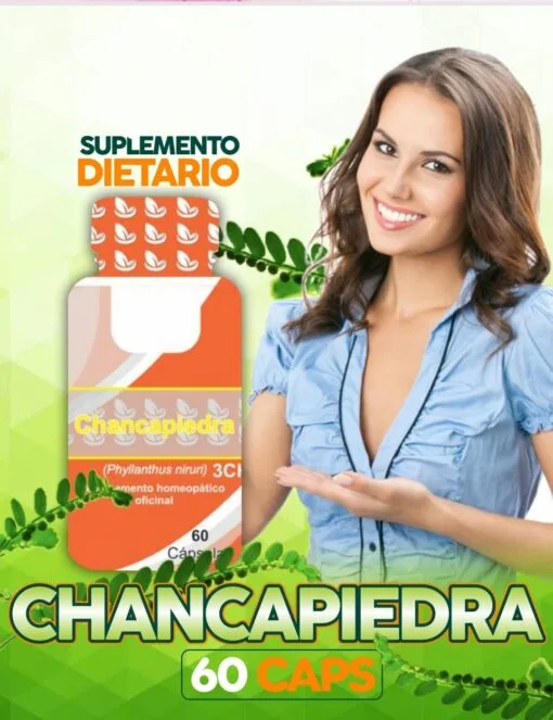 Chancapiedra  3CH - Homeopático - 60 Capsulas