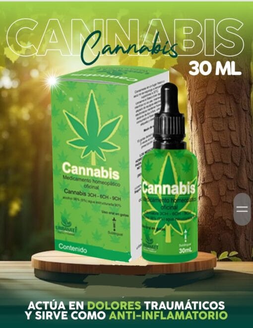 Cannabis - Homeopático Oficial - 3H, 6H, 9H - 30ML