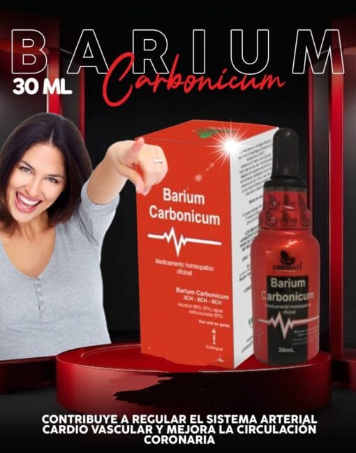 Barium  Carbonicum - Homeopática Oficial 3H, 6H, 9H - 30ML
