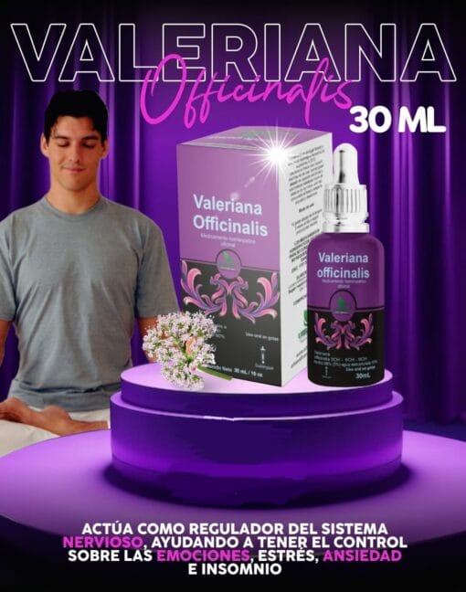 Valeriana Officinalis - Homeopática 3h 6h 9h - 30ML