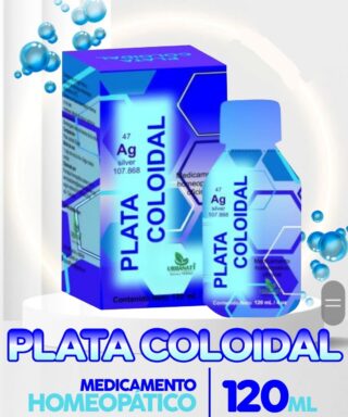 Plata Coloidal - Homeopático Oficial - 47 Ag Silver 107.868  - 120ML