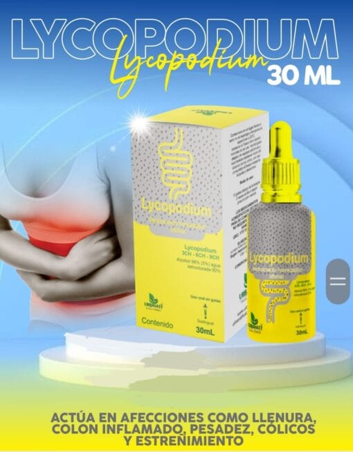 Lycopodium Homeopático 3H, 6H 9H - 30ML
