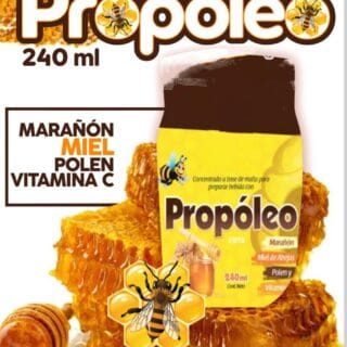 Propóleo - Marañón + Miel de Abejas + Polen + Vitamina C - 240ML