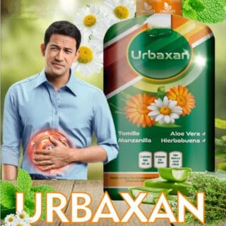 Urbaxan - Tomillo + Manzanilla + Aloe vera  - Hierva Buena - Stevia Menta - 400ML