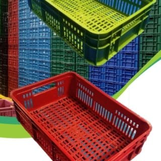 Canastilla Tipo Fresera 1.200GR - Negro - Capacidad 30KG Ventas al por Mayor y Exportación