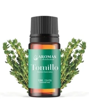 Aceite Esencial Tomillo - 12 ml / 0.4 oz Registro Invima - Disponible para venta al por mayor y exportación (precios especiales)