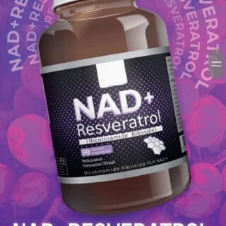 NAD + RESVERATROL - Nicotinamide - Riboside - 90 Capsulas -  Ventas a Nivel Internacional