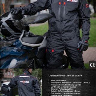 Chaqueta BLACK PRO Sequoia - Protección Total para Uso Diario - Envíos a Nacionales y a Nivel Internacional