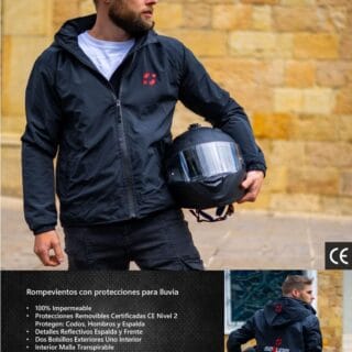 Chaqueta Rompevientos BOOSTER Sequoia – Protección y estilo bajo la lluvia - Envio Nacional y a Nivel Internacional