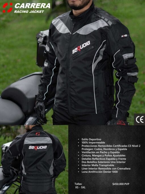 Chaqueta Sequoia Carrera – Racing Jacket - Envíos a Nivel Nacional e Internacional