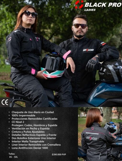 Chaqueta Black Pro Ladies – Sequoia - Envió nacional e internacional