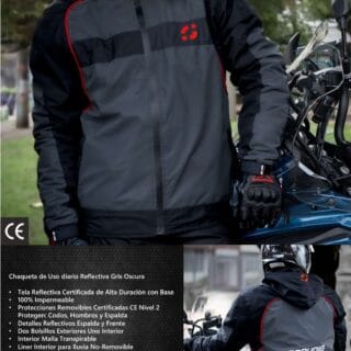 Chaqueta Sequoia Lightning Black – Estilo Urbano Reflectivo - Envíos a Nivel Nacional e Internacional