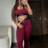 ALO – Set Deportivo Vino Burdeos | Elegancia y Potencia Activa