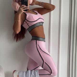 Set Deportivo Alo Glow Pink – Edición Limitada Invierno