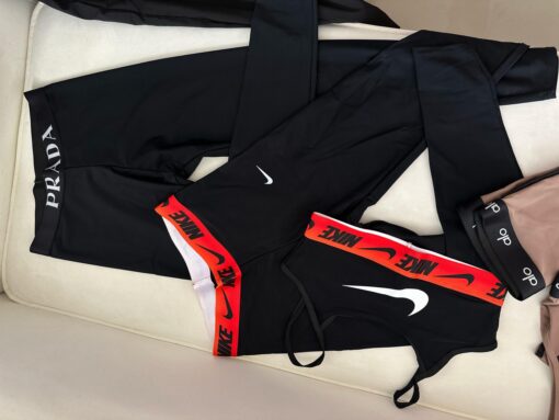 Conjunto Deportivo Nike & Prada – Top + Leggings